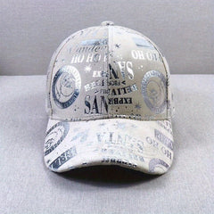 Hot Stamping Baseball Cap Suede Hip Hop Sunshade Dad Hats Christmas
