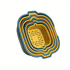 8pcs Set Multifunctional Plastic Kitchen Drain Basket Colander Strainers