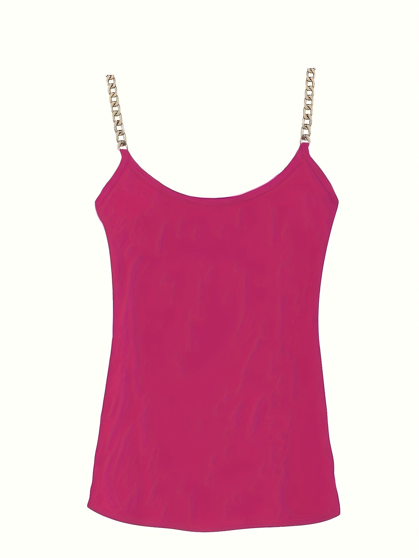 Chain Spaghetti Strap Top Sleeveless Cami For Summer Women