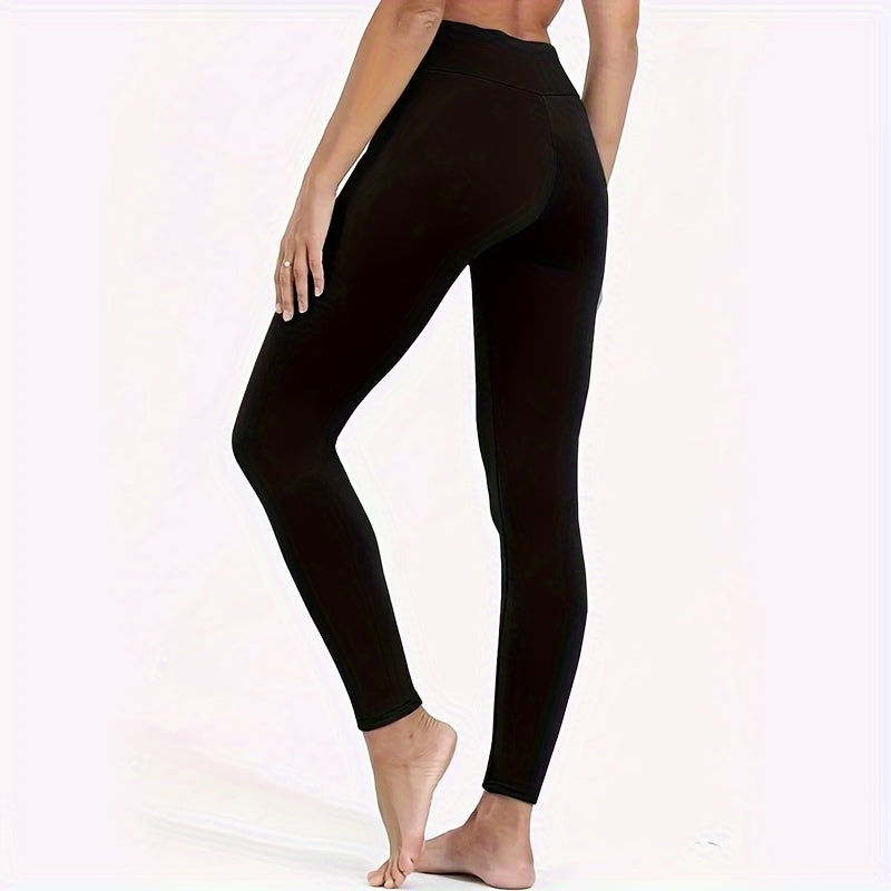 Plush Lined Tights Opaque High Waist Thermal Leggings Women's Stockings