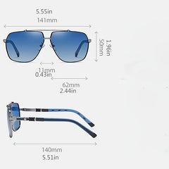 Men's Square Driver Driving Polarized Sunglasses UV400