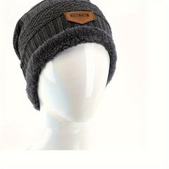 Unisex Winter Fleece Beanie Hat Thick Breathable Hat