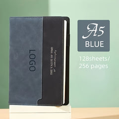 Custom A5 Business Notebook 256 Pages Soft Cover Personalized Logo Gray