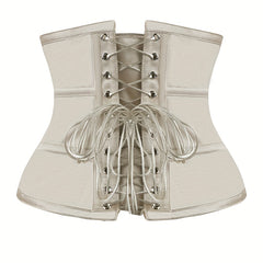 Strapless Corset Bustier Tummy Control Lace Up Body Shaper
