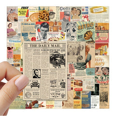 50pcs Classic Retro Posters Doodle Waterproof Stickers DIY Creative Toys