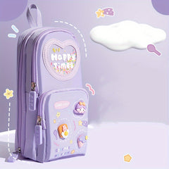 Girls Large Capacity Pencil Case & Stationery Set