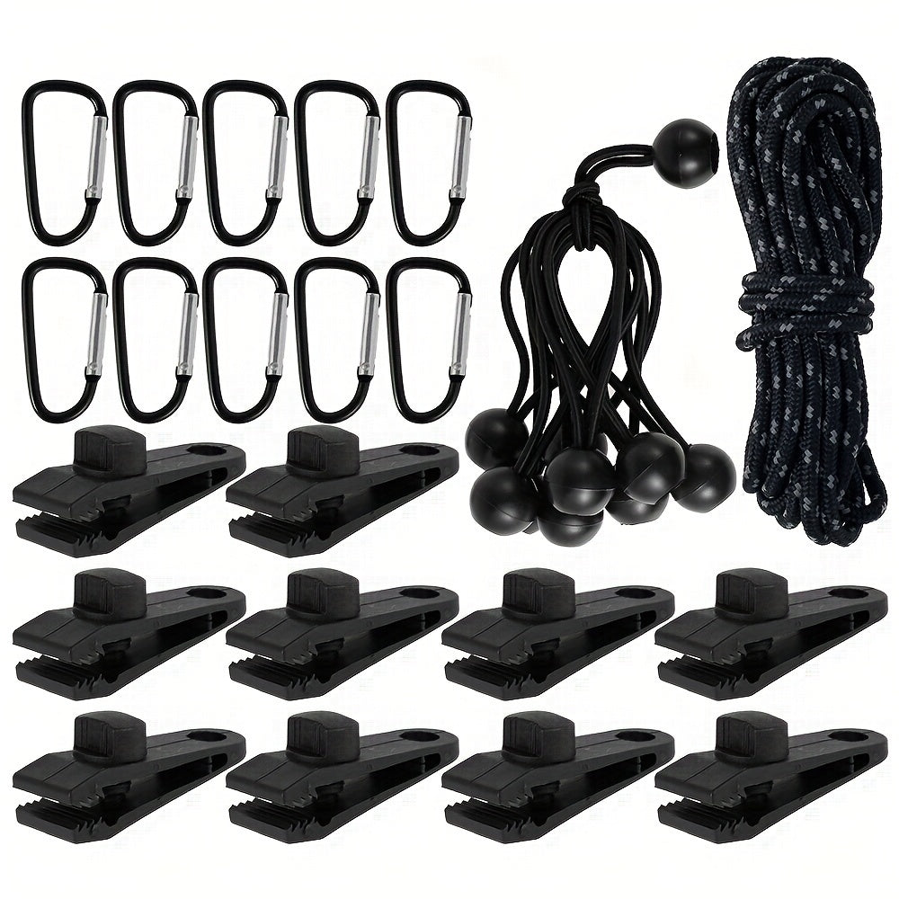 10pcs Heavy Duty Tarp Clips Multifunctional Awning Clamps Lightweight & Durable