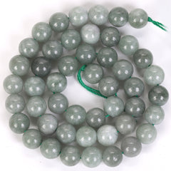 Burmese Jade Loose Beads 6mm - 12mm for Jewelry Making