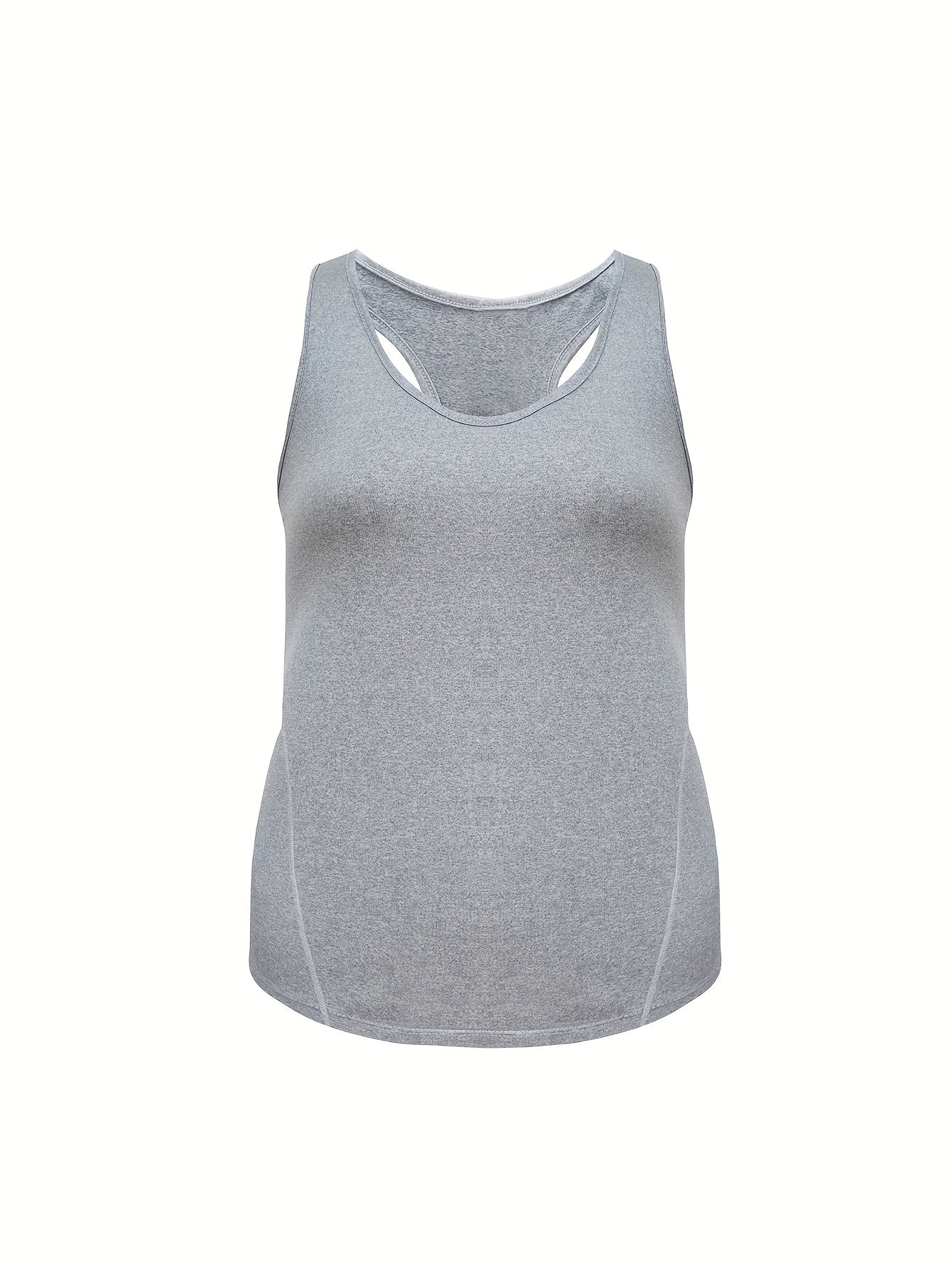 3-Pack Women's Plus Size Racer Back Tank Top Set