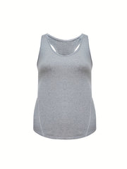 3-Pack Women's Plus Size Racer Back Tank Top Set