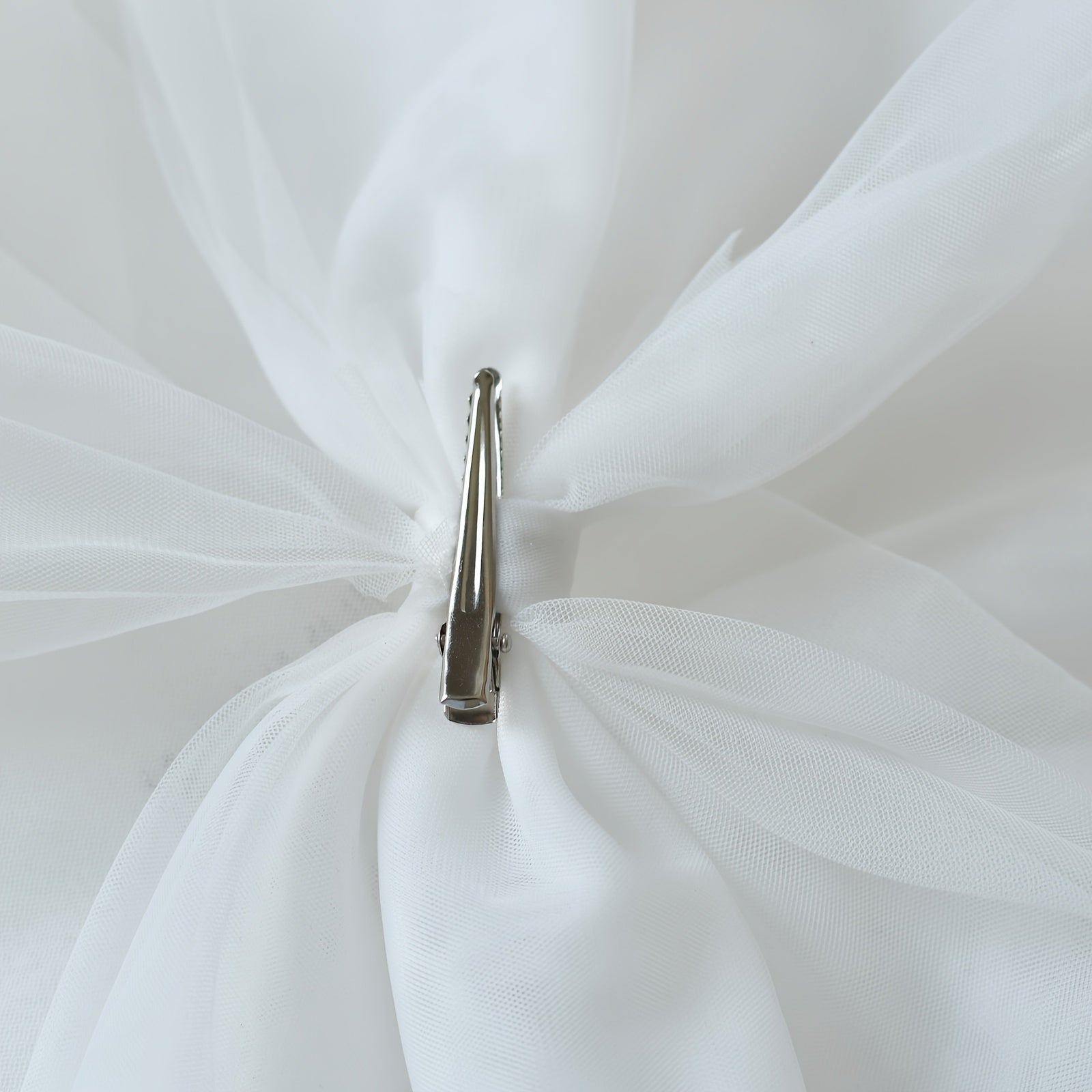 Large Bow Bride Veil Nylon Wedding Accessory Stylish Gowns Decor