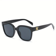 Men's Large Square Frame Vintage PC Glasses
