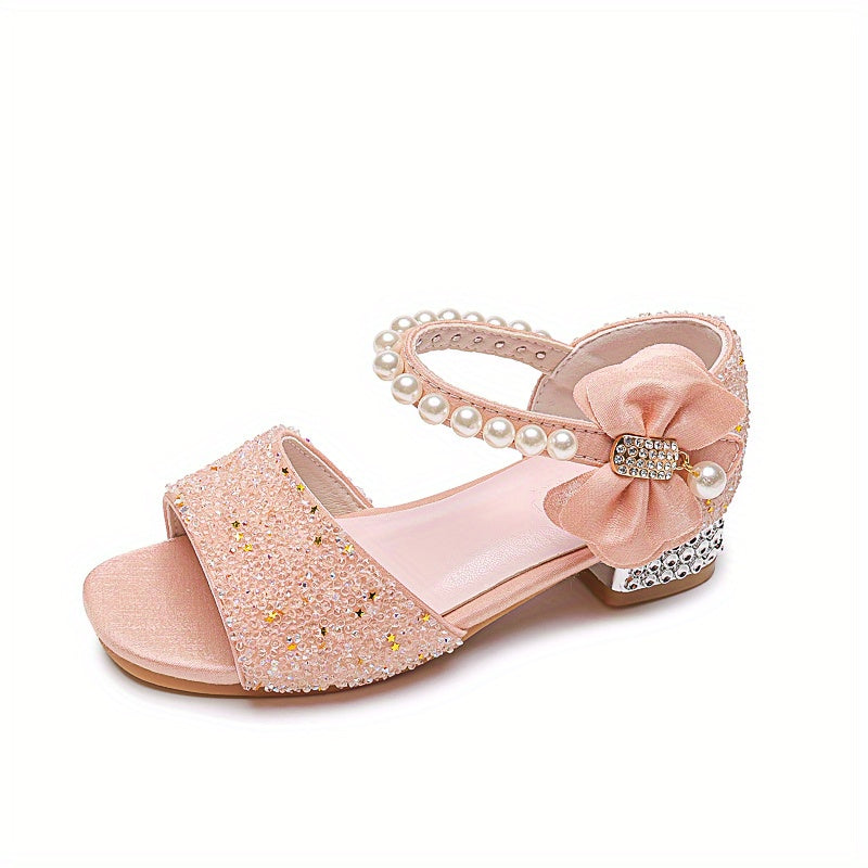 Bowtie Rhinestone Princess Shoes - Perfect for Princesses