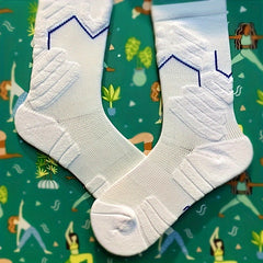 Men's Basketball Socks Thick Padded Crew Socks Non-slip Breathable