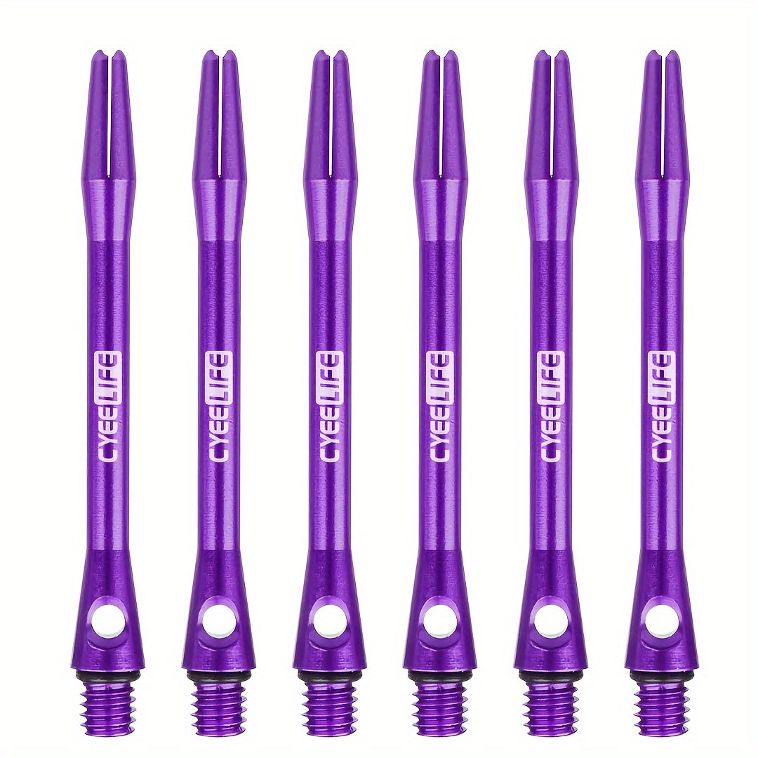 CyeeLife 6pcs 48mm Aluminium Dart Shafts Durable 2BA Dart Stems