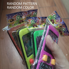 Cellphone Water Ring Game Colorful Handheld Phone Game Water Ring Toss Fun Toy