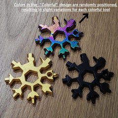 3pcs Snowflake Wrench with Screwdriver & Bottle Opener