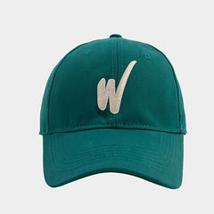 3D Embroidery Baseball Cap Solid Cotton Couple Dad Hats Adjustable