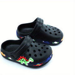 Kids Clogs Garden Shoes With Charms Lightweight Non-slip Beach Shoes