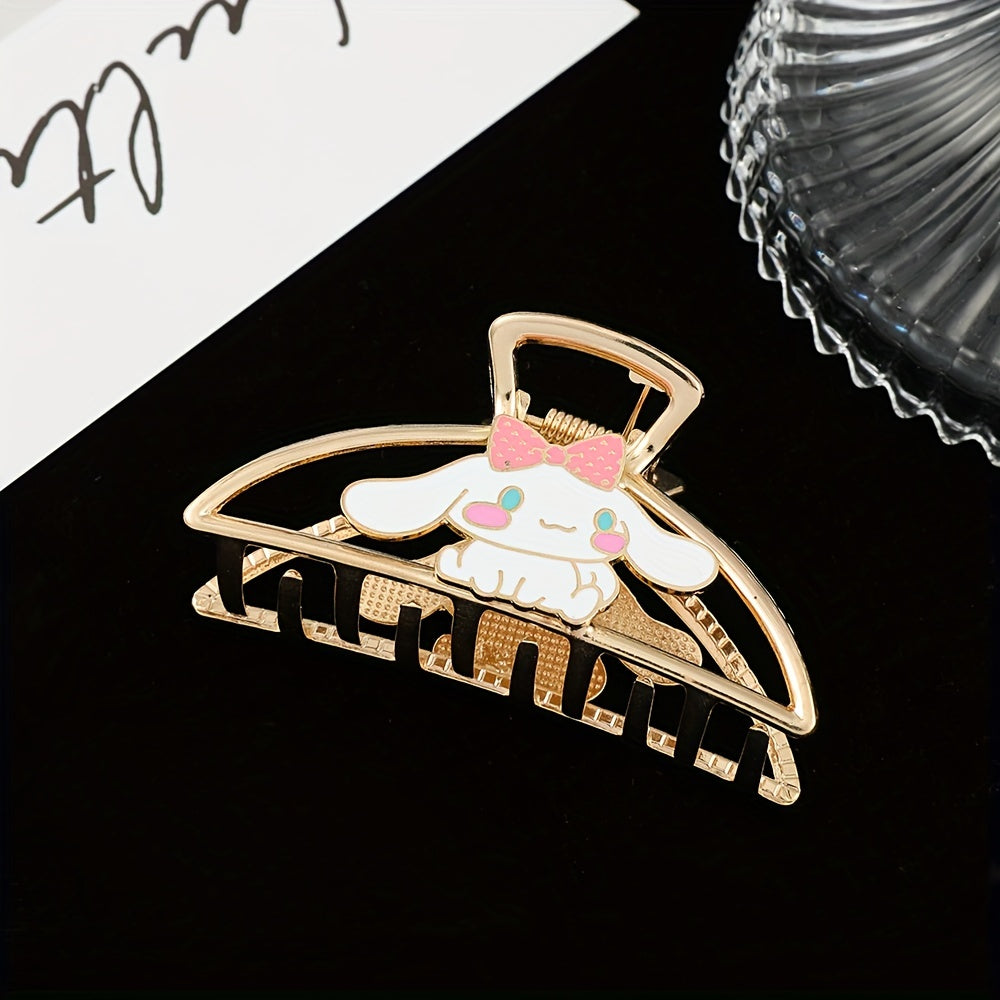 Cute Anime Hair Clip Geometric Metal Girl Hair Accessories Cosplay Jewelry