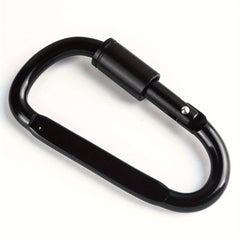 6pcs Aluminum Carabiner Outdoor Camping Hiking D-shaped Buckle Lock Screw