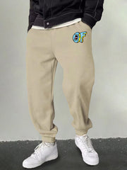 Men's Cartoon Print Joggers Casual Sweatpants