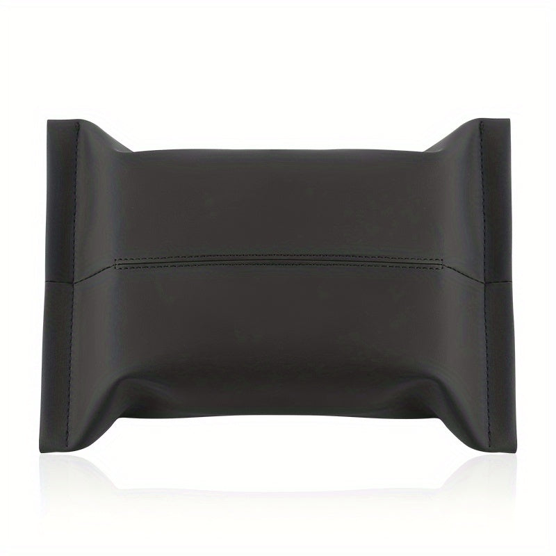 Car Tissue Box Leather Chair Back Draw Paper Bag Hanging Sun Visor Armrest Box