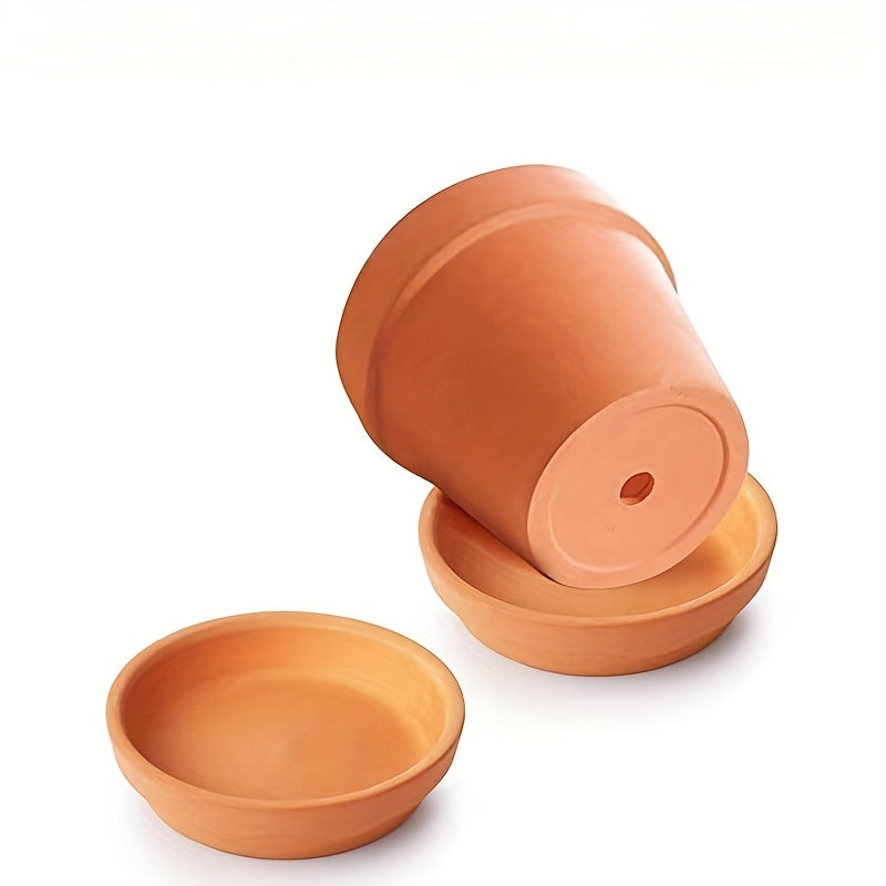 Terracotta Soil Saucer for Flower Nursery Succulent Plants Crafts Wedding Favors