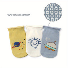 Non Slip Grip Baby Socks Cozy Socks For 0-3 Year Old
