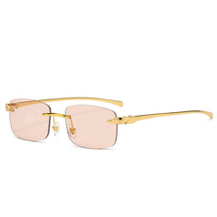 Rimless Vintage Sunglasses
