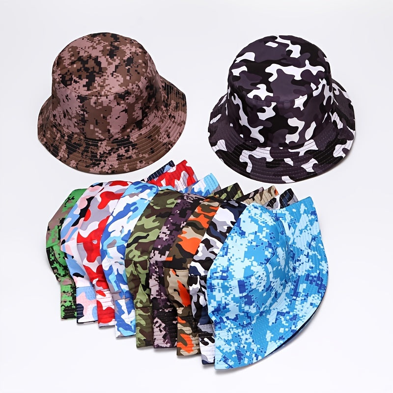 Men's Camo Outdoor Casual Bucket Hat
