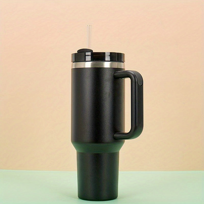 40oz Tumbler Reusable Vacuum Quencher Tumbler with Straw Leak-Resistant Lid