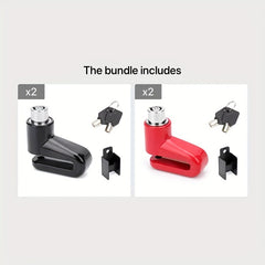Bike & Motorcycle Disc Brake Lock Anti-theft Security