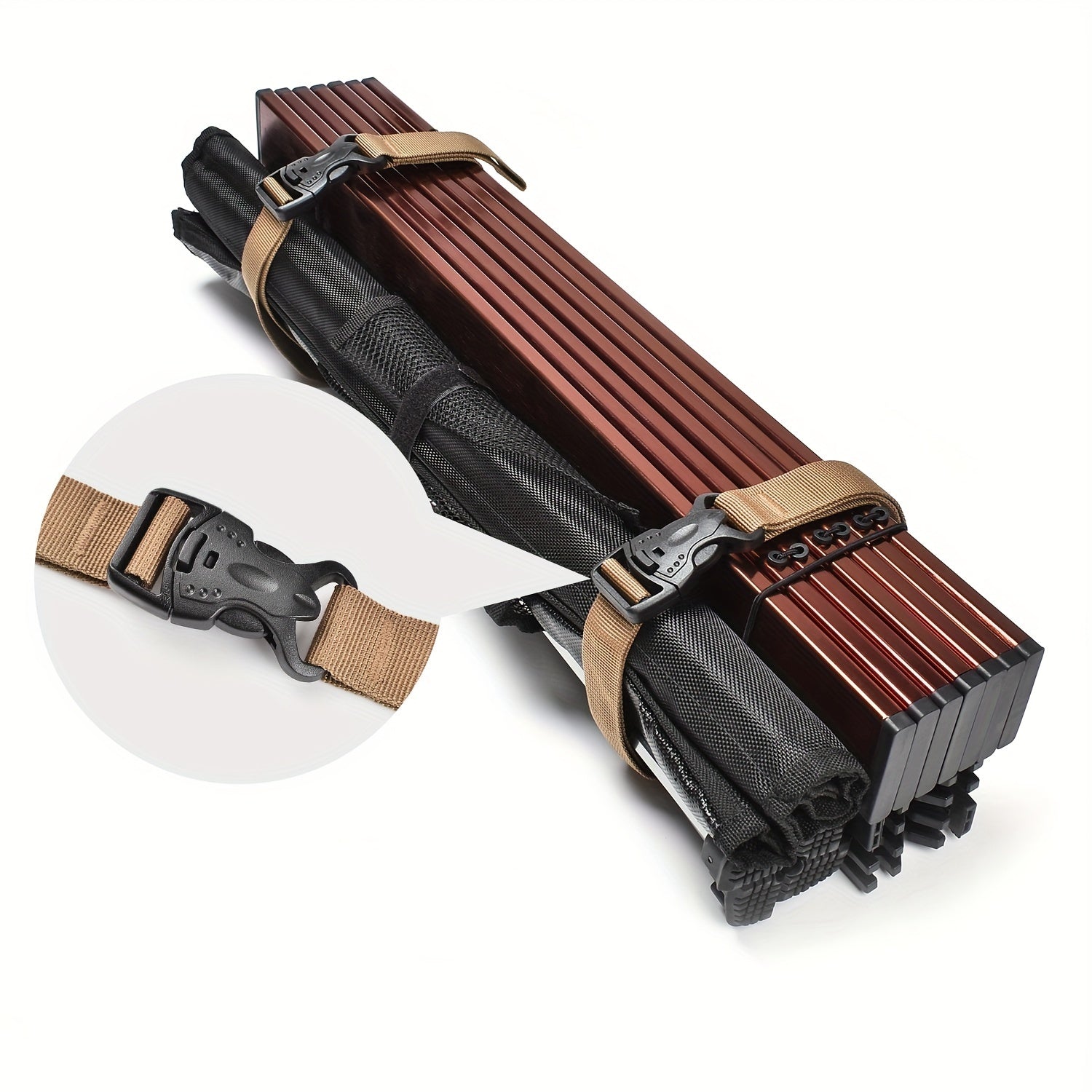 1pc Luggage Strap With Double Safety Buckle Travel Case Packing Belt