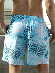 Men's Leaves Graphic Beach Shorts