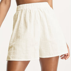 Minimalist High Waist Summer Shorts for Women