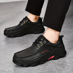 Men's Leather Slip On Loafers Casual Walking Shoes