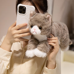 Realistic Cat Plush Toy for Kids, Boys & Girls