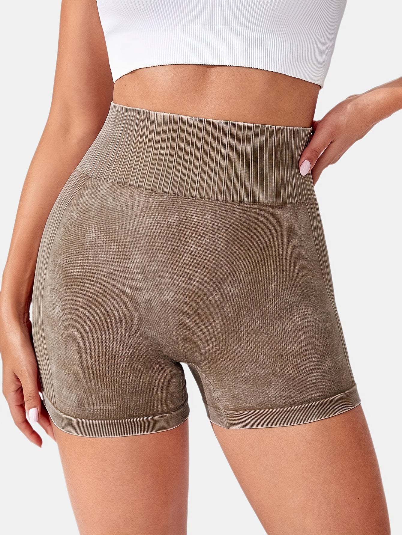 High Waist Butt Lifting Yoga Tight Athletic Shorts
