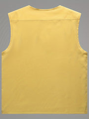 Men's Summer Outdoor Vest Breathable Zip Up & Thin Sleeveless Jacket