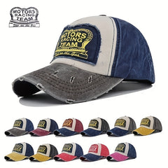 Vintage Style Motors Racing Team Cap Unisex Cotton Baseball Hat