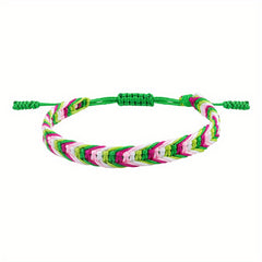 Colorful Braided Bracelet Ethnic Style Rope Woven Sports Wristband