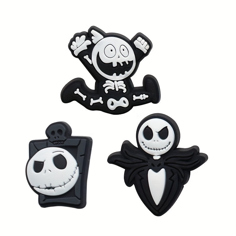 Halloween Shoe Charms For Crocs Skull Horror Nightmare Before Christmas Gift