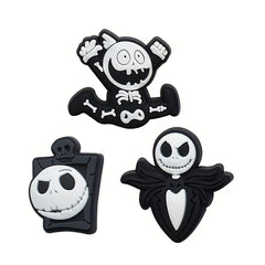 Halloween Shoe Charms For Crocs Skull Horror Nightmare Before Christmas Gift