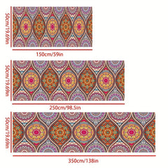 Boho Persian Runner Rug Extra Long Indoor Outdoor Carpet Rugs Mats Low Pile Vint