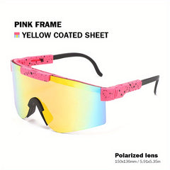 Men's Polarized Sports Sunglasses Windproof Cycling Glasses