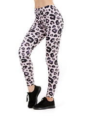 Leopard Print High Waist Leggings Sexy Long Length