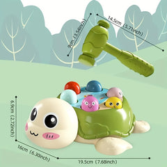 Interactive Turtle Hammer Toy for Toddlers