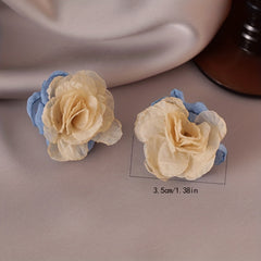 French Romantic Flower Earrings Niche Temperament Stud Jewelry