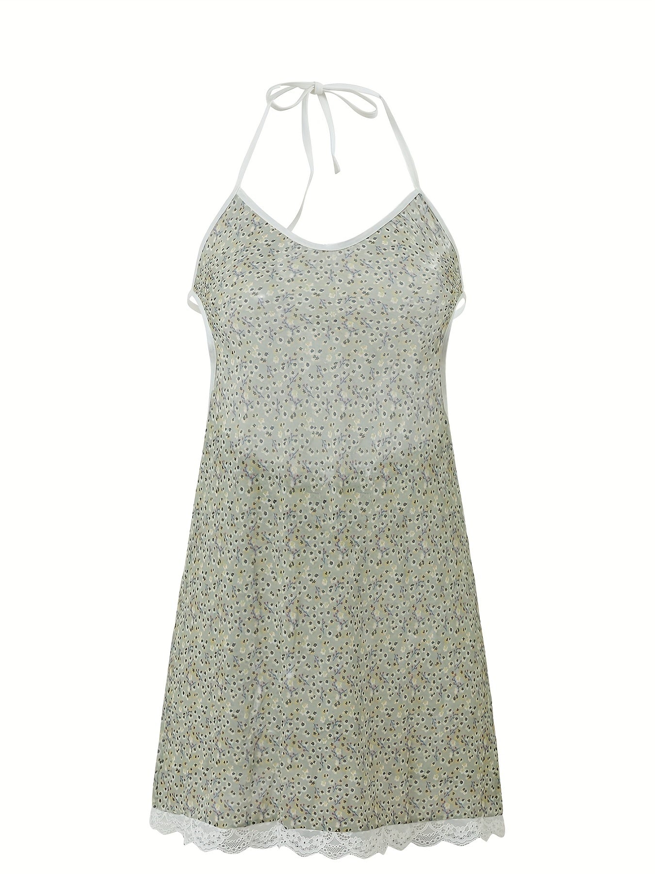 Sexy Lingerie Dress Halter Neck Bodycon Dress